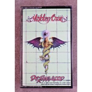 Vintage Motley Crue cassette Tape Dr. Feelgood Album Rock Metal BMG 1989